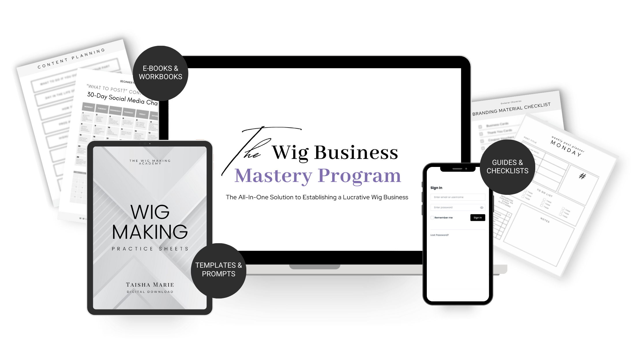 start a wig business today online